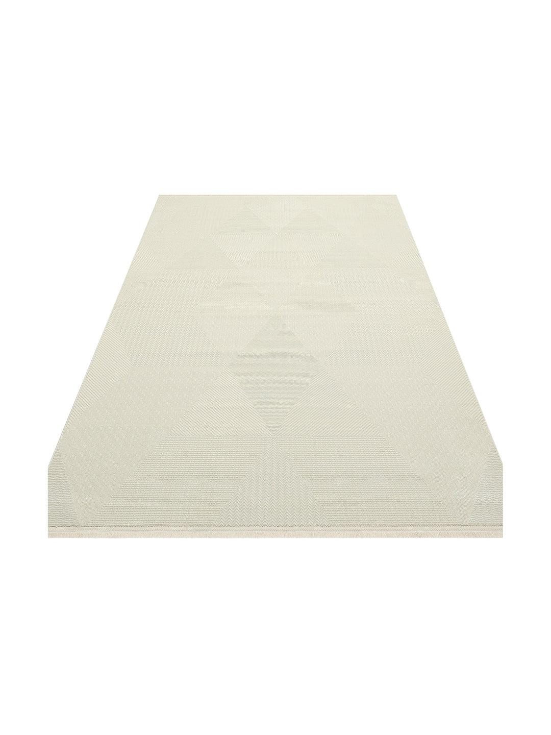 Smooth Fluff Dust-Free Modern Carpet LUX 02 CREAM