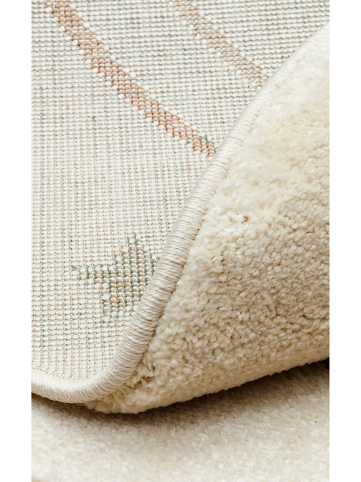 Carpetdocia Kids Pastel Colored Fluff and Dust-Free Children's Carpet 02 CREAM MULTY