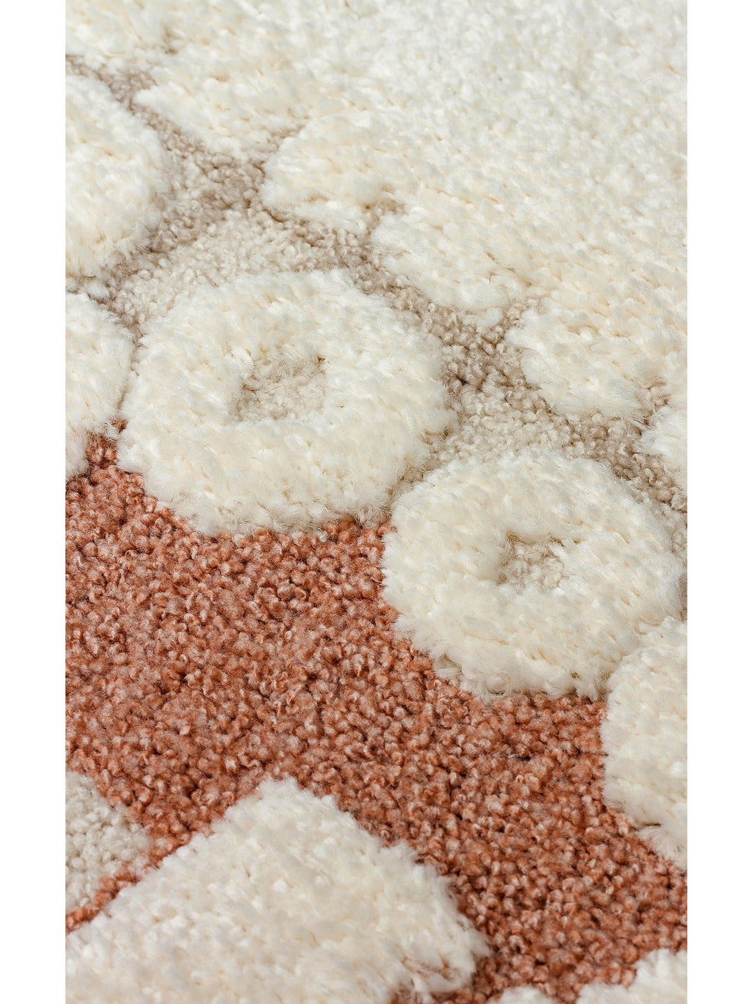 Carpetdocia Kids Pastel Colored Fluff and Dust-Free Children's Carpet 07 CREAM MULTY