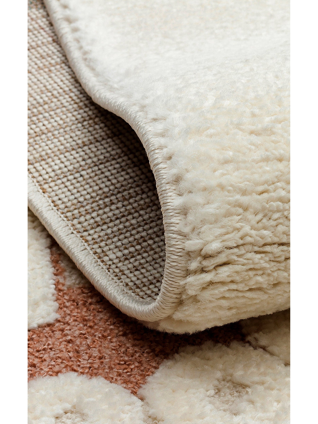 Carpetdocia Kids Pastel Colored Fluff and Dust-Free Children's Carpet 07 CREAM MULTY