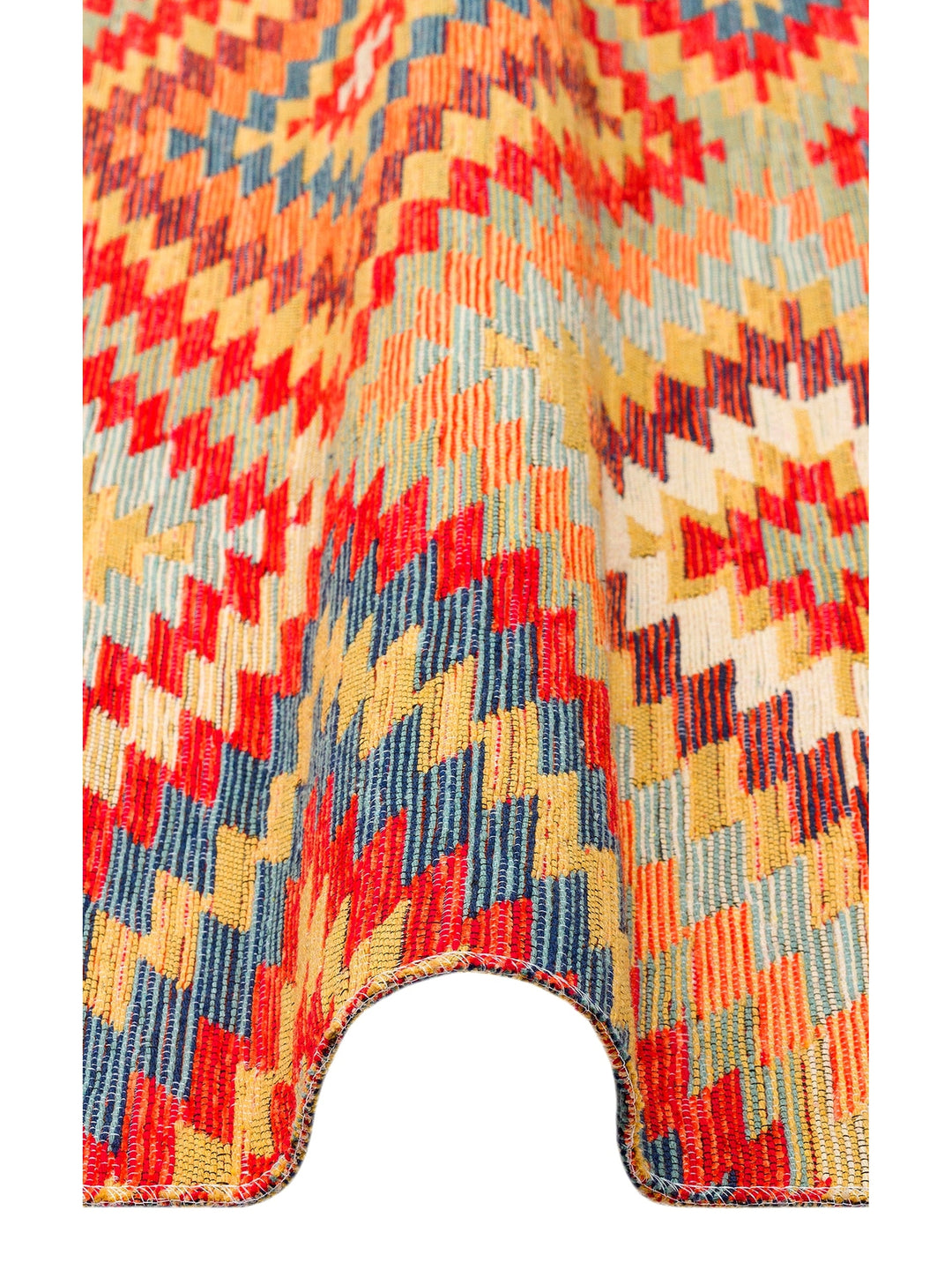 Rota Washable, Double-Sided Usable Soft Touch Authentic Kilim 07 TERRA