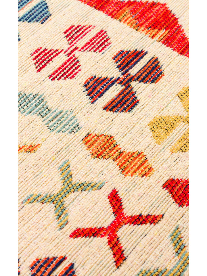 Rota Washable, Double-Sided Usable Soft Touch Authentic Kilim 08 LIGHT MULTY