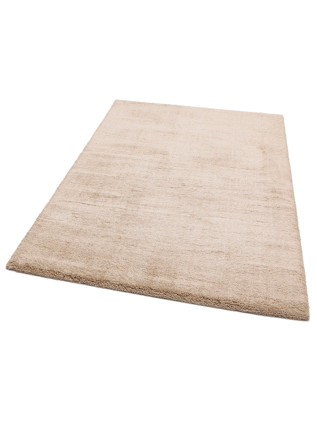 Peluche Fluff Dust-Free Soft Modern Living Room Hallway Fluffy Shaggy Carpet 1006 BEIGE