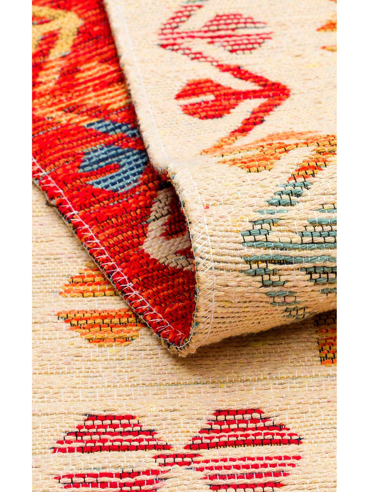 Rota Washable, Double-Sided Usable Soft Touch Authentic Kilim 08 LIGHT MULTY