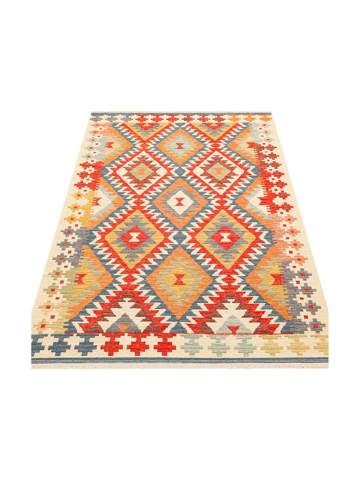 Rota Washable, Double-Sided Usable Soft Touch Authentic Kilim 09 LIGHT MULTY