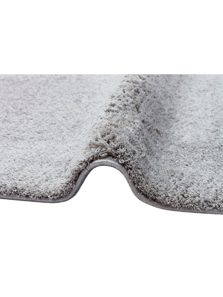 Peluche Fluff Dust-Free Soft Modern Living Room Hallway Fluffy Shaggy Carpet 1006 GREY