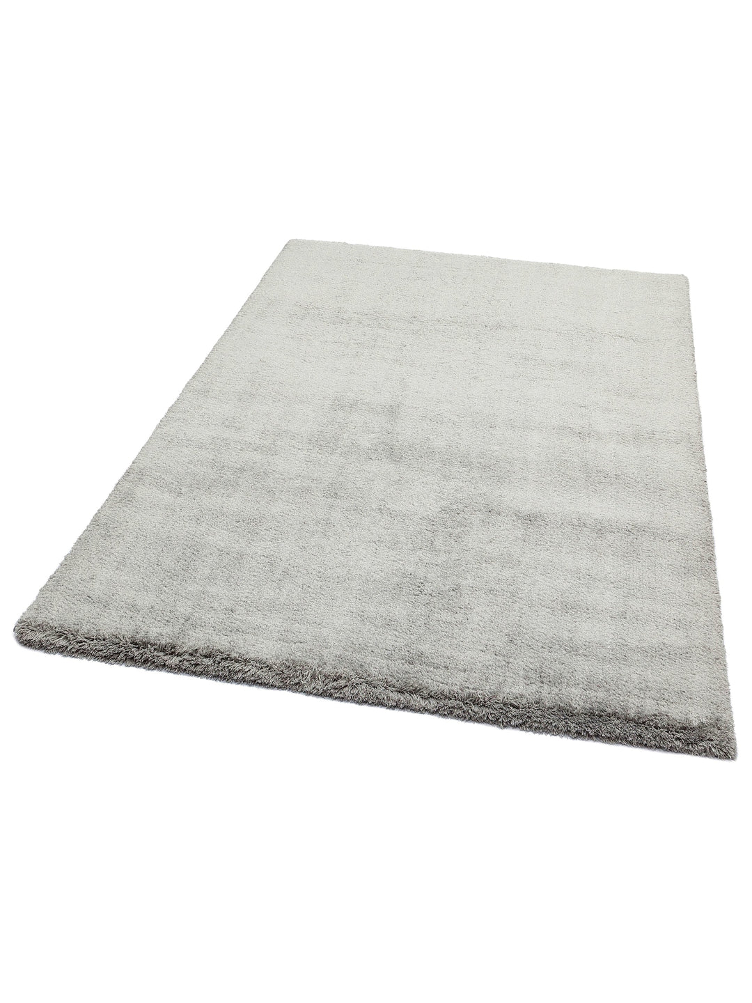 Peluche Fluff Dust-Free Soft Modern Living Room Hallway Fluffy Shaggy Carpet 1006 GREY