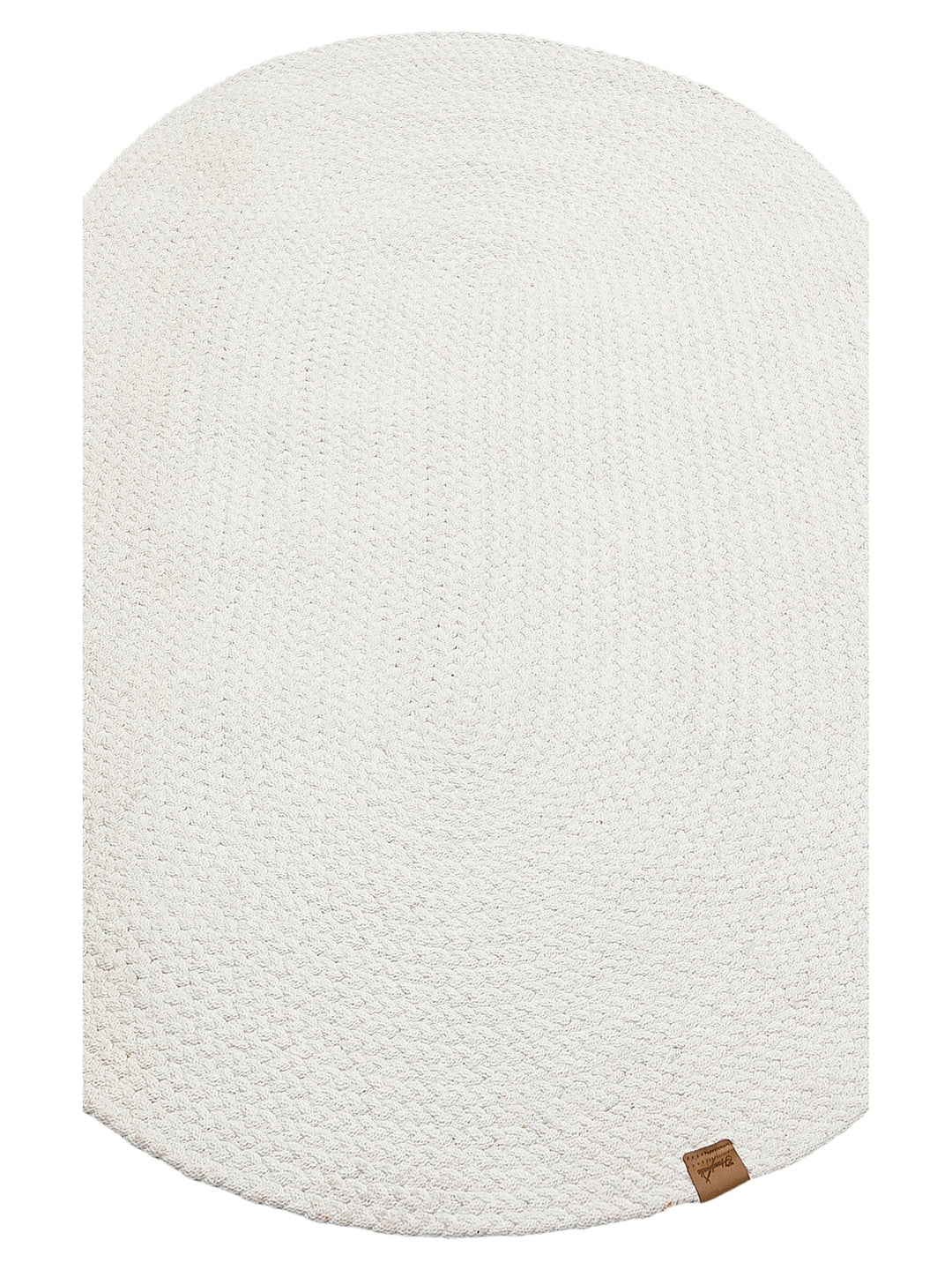 Cancun Colorful Jute Look Straw Knitted Carpet 18 WHITE