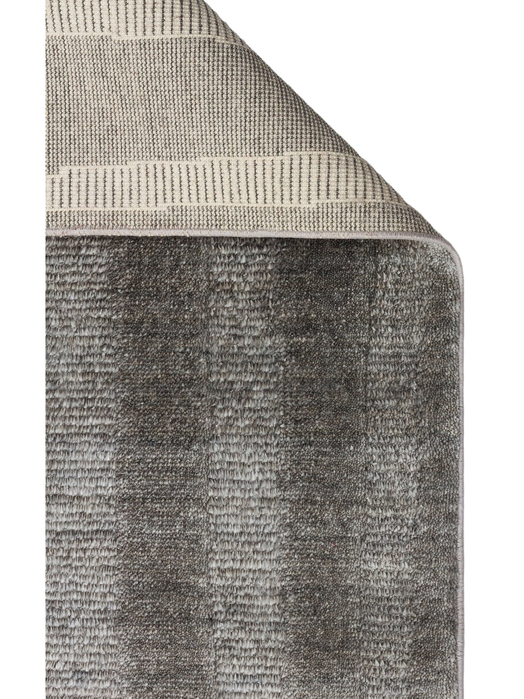 Brasilia El Emeğiyle Üretilen Modern Sade Şık TENCEL™ Özel Kara Tezgah Halısı 01 ANTHRACITE