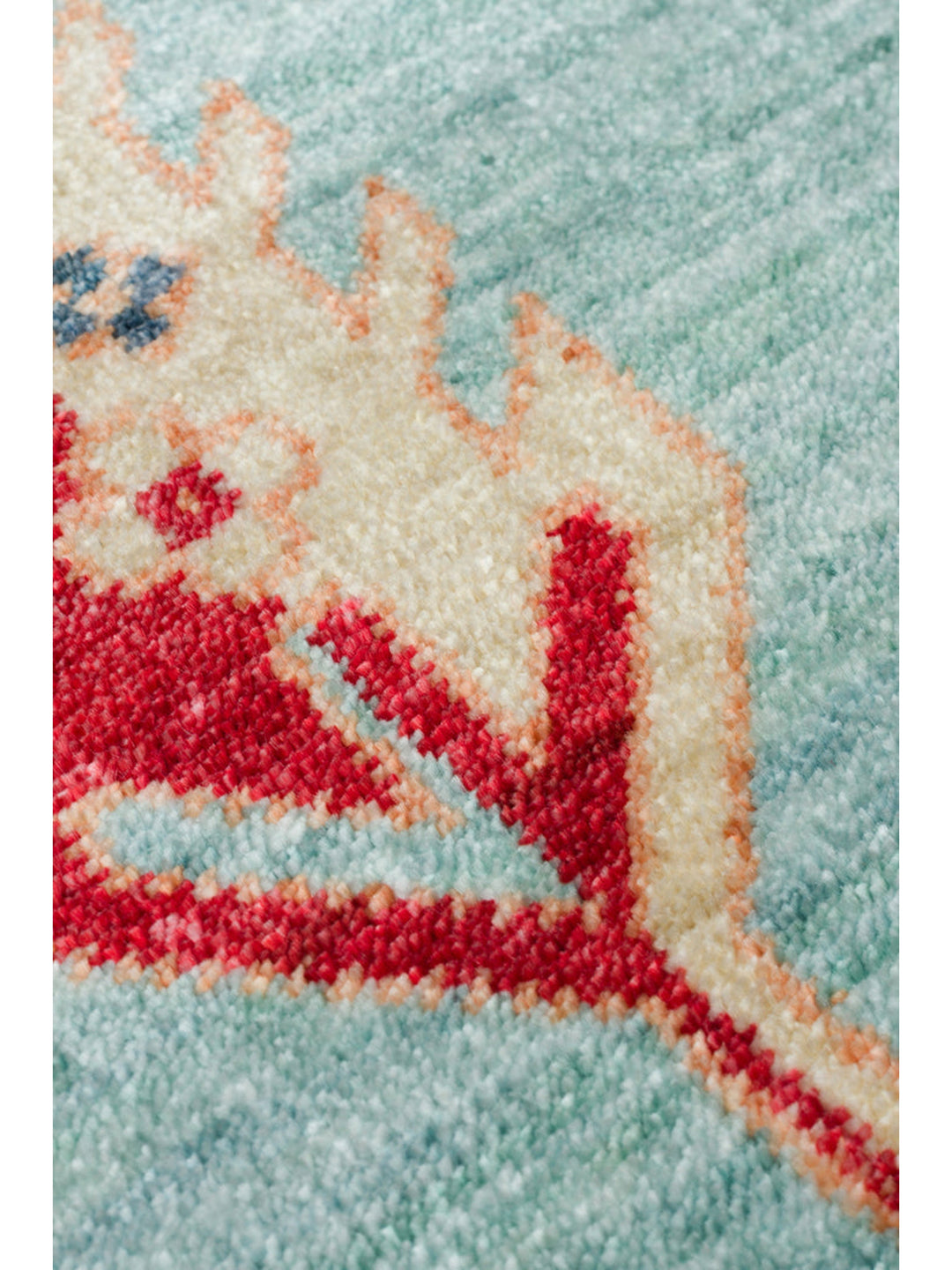 Oushak Carnaval %100 Naturel Kolay Temizlenir El Emeğiyle Üretilen TENCEL™ Modern Uşak Halısı 22TURK