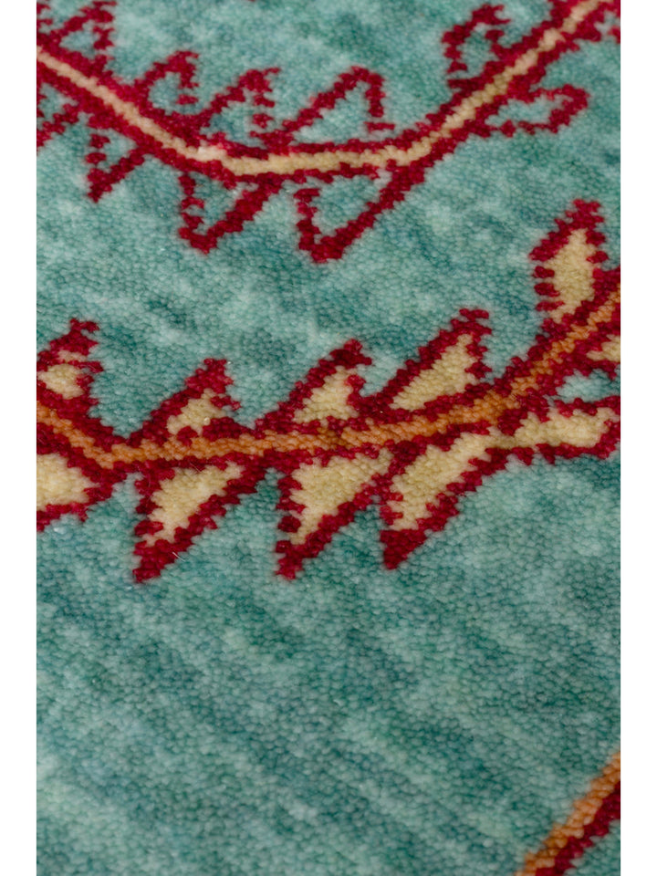 Oushak Carnaval %100 Naturel Kolay Temizlenir El Emeğiyle Üretilen TENCEL™ Modern Uşak Halısı 22TURK