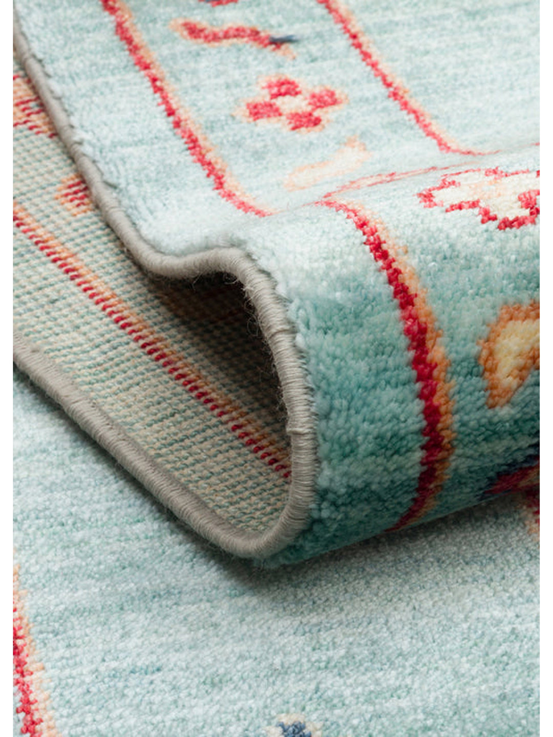 Oushak Carnaval %100 Naturel Kolay Temizlenir El Emeğiyle Üretilen TENCEL™ Modern Uşak Halısı 22TURK