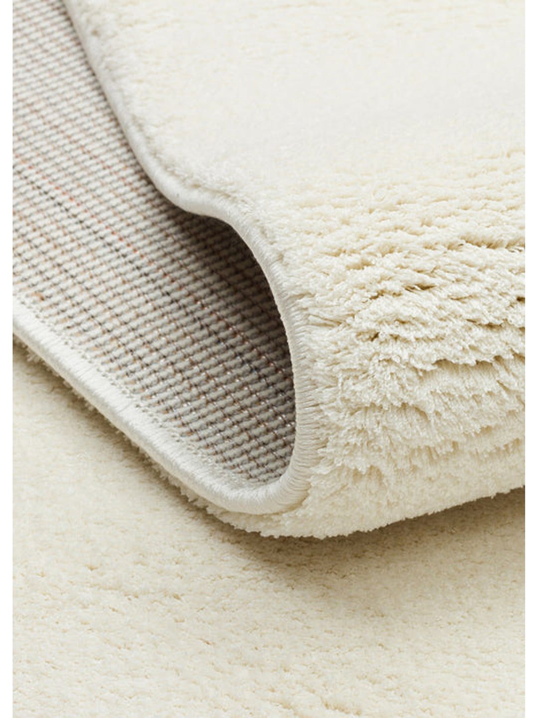 Tapis Shaggy Élégant à Toucher Doux Peace Art Hav Ne Retient Pas la Poussière 02 BLANC