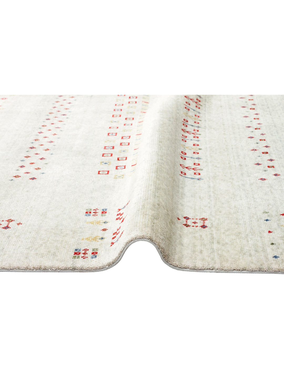 Oushak Carnaval 100% Natural Easy to Clean Handmade Tencel Modern Uşak Carpet 06BEJ