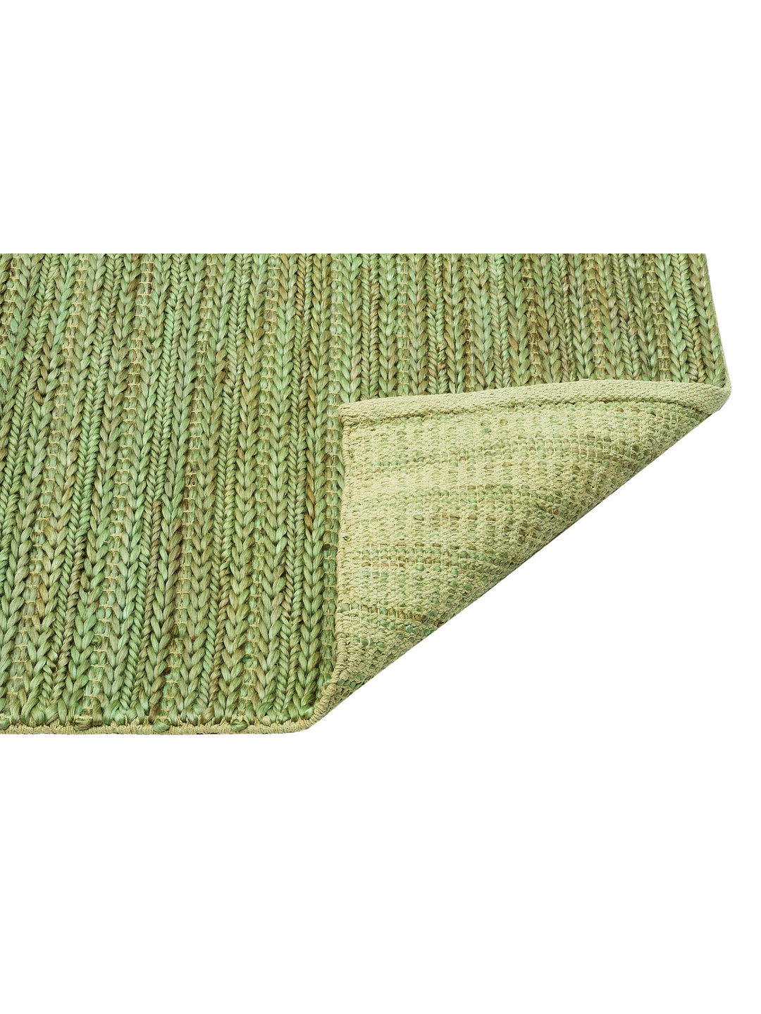 Knit Jute 100% Natural Living Room Corridor Entrance Kitchen Balcony Hand Woven Carpet TRIPLE GREEN XW