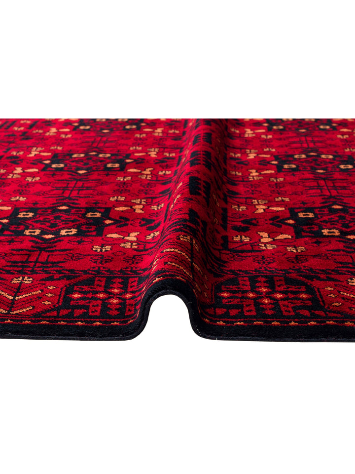 Kabul Afghan Yagcibedir Patterned Handcrafted Tensel Usak Carpet Produced on Special Looms 952 RED