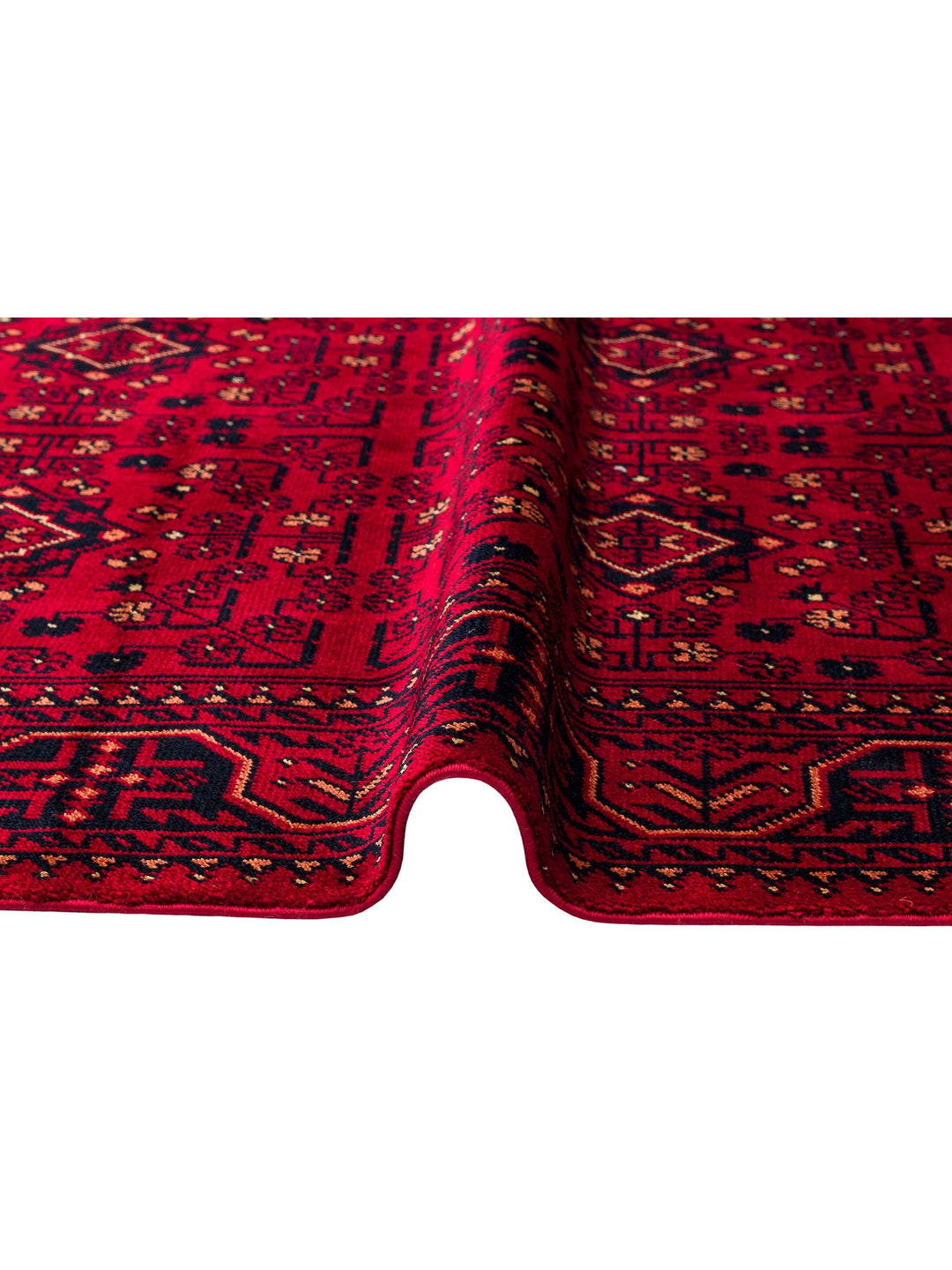 Kabul Afghan Yagcibedir Patterned Handcrafted Tensel Usak Carpet Produced on Special Looms 960 RED