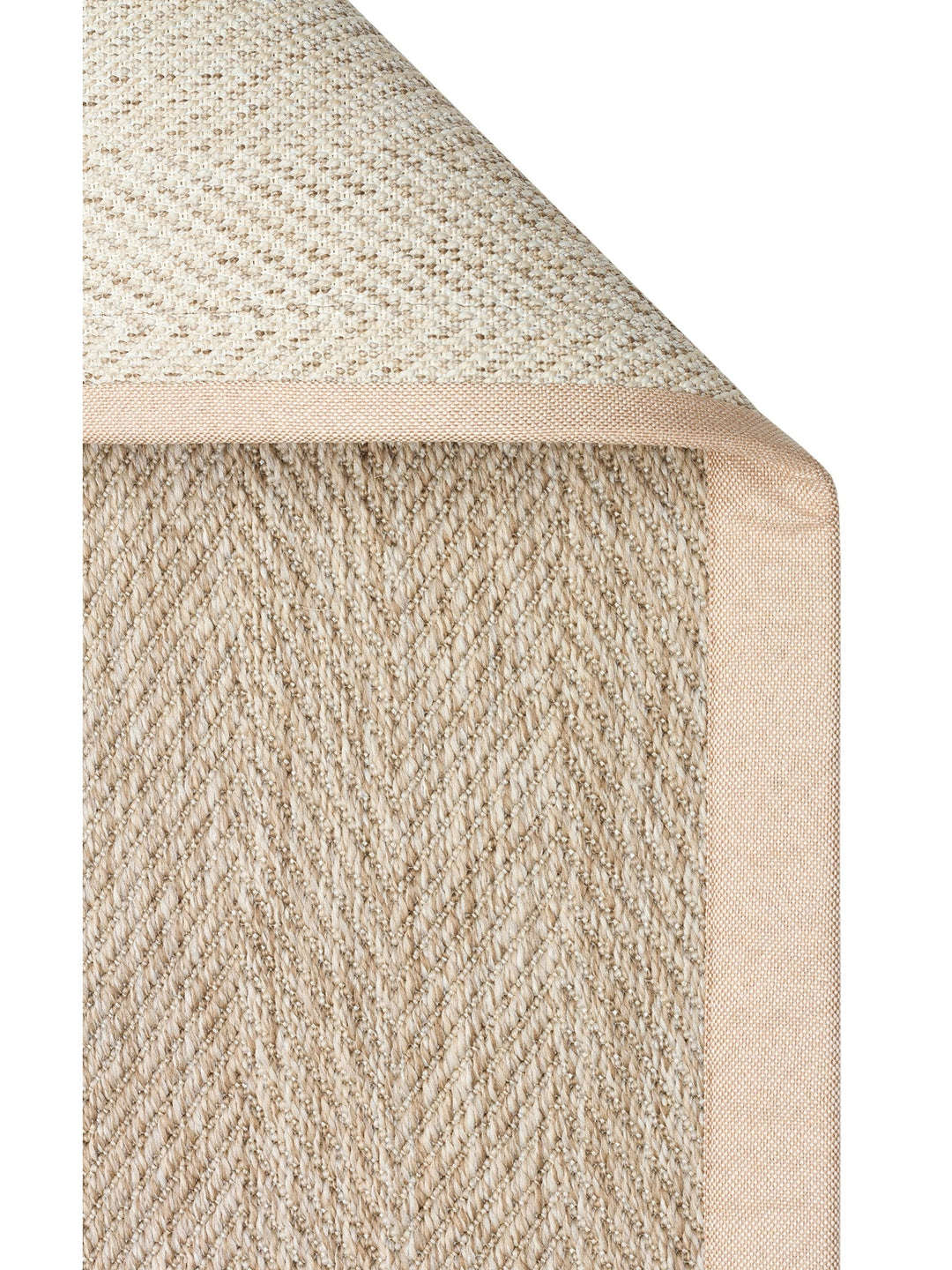 Dream Bordered Indoor and Outdoor Use Lint-Free Easy-to-Clean Sisal Carpet 2704LBBB