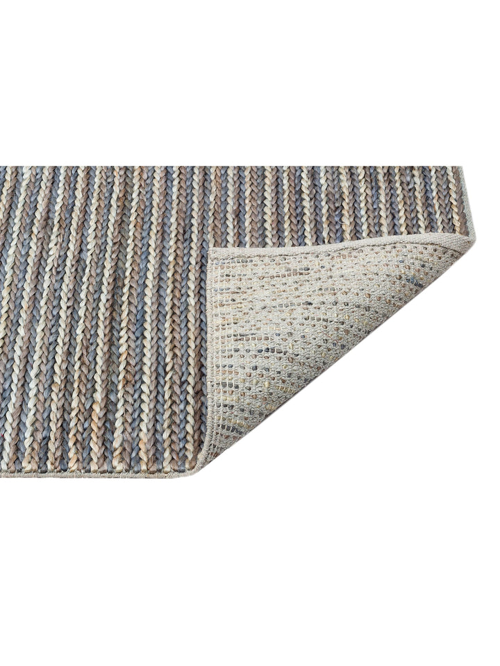 Knit Jute 100% Natural Living Room Corridor Entrance Kitchen Balcony Hand Woven Carpet C-1512 NAVY MULTY XW