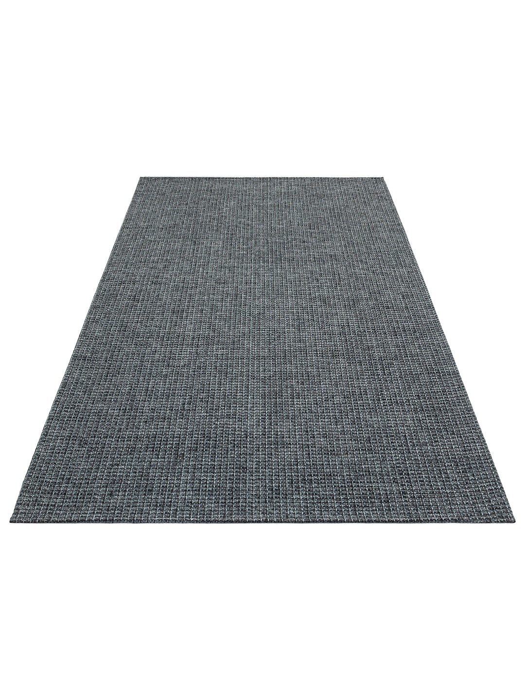 Arizona Wicker Look Modern Living Room Hallway Kitchen Non-Slip Rug 01 ANTHRACITE SILVER