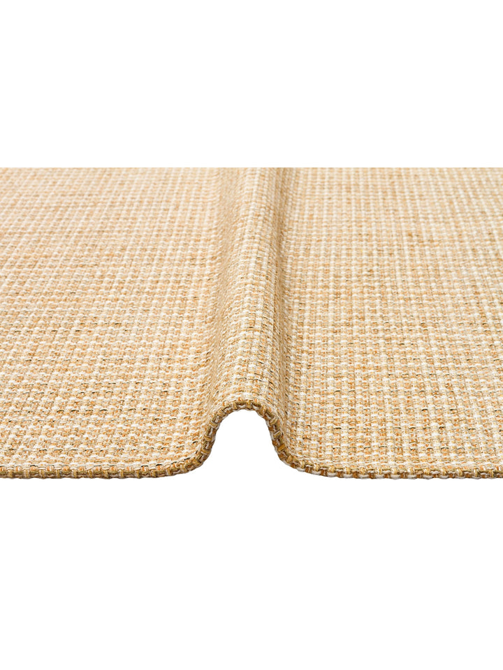 Arizona Wicker Look Modern Living Room Hallway Kitchen Non-Slip Rug 01 NATURAL BEIGE