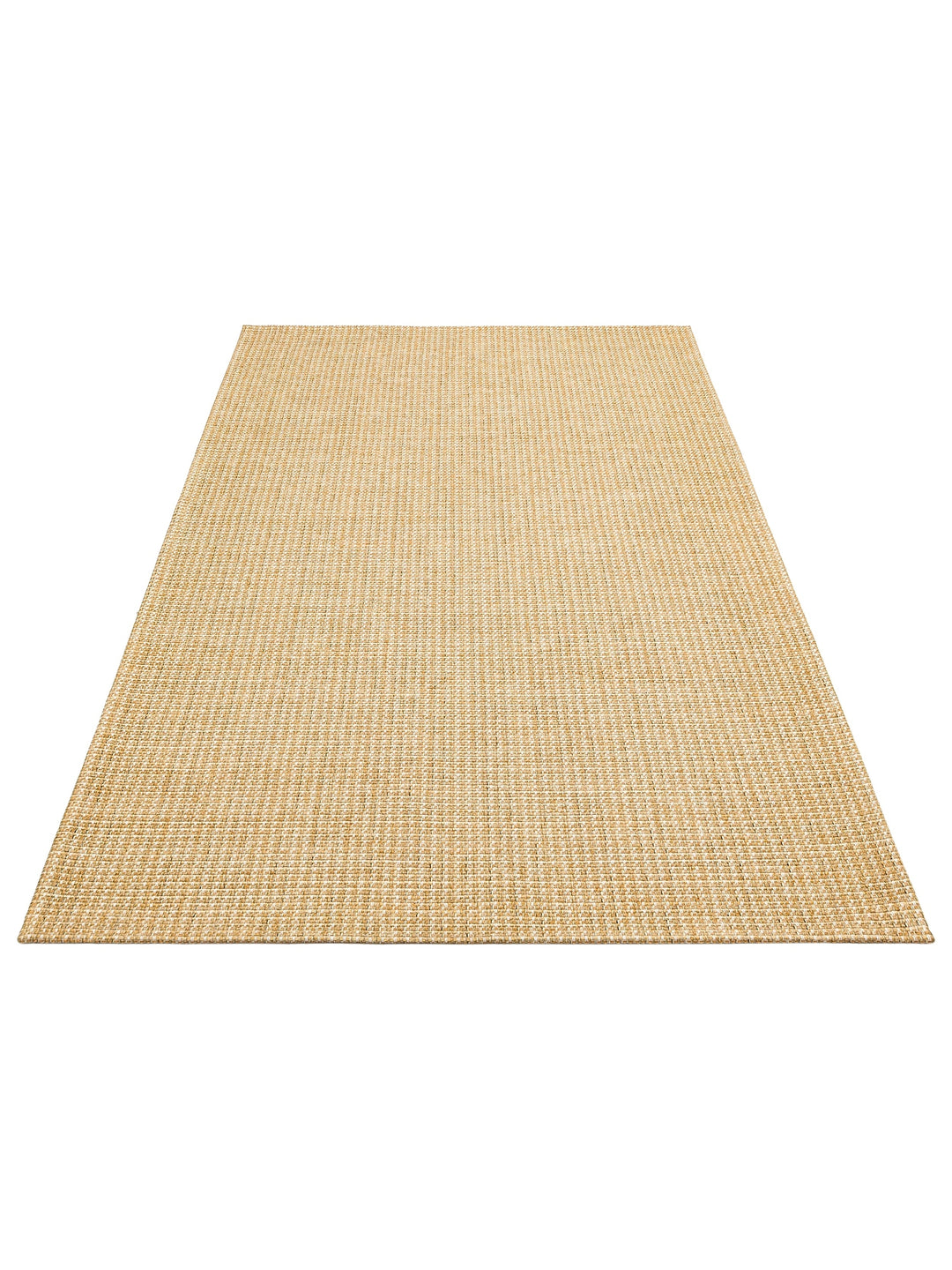 Arizona Wicker Look Modern Living Room Hallway Kitchen Non-Slip Rug 01 NATURAL BEIGE