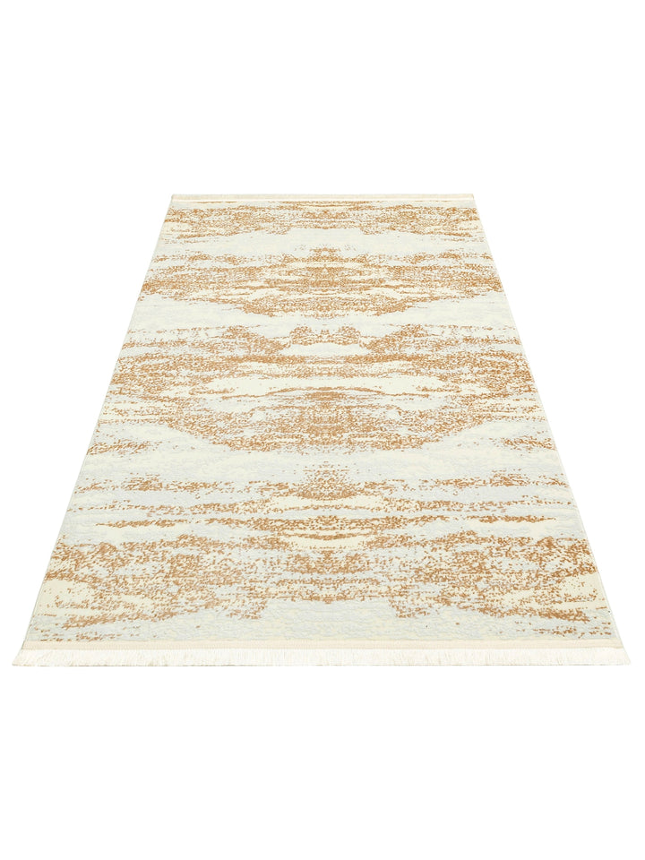 Smooth Washable Non-Slip Shiny Living Room Hallway Fine Woven Modern Carpet 01 CREAMBEIGE XW