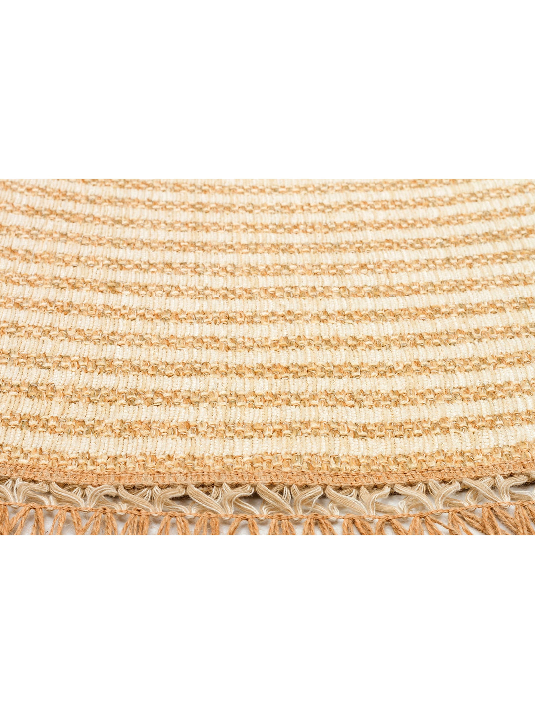 Arizona Wicker Look Modern Living Room Hallway Kitchen Non-Slip Rug 07 IVORY