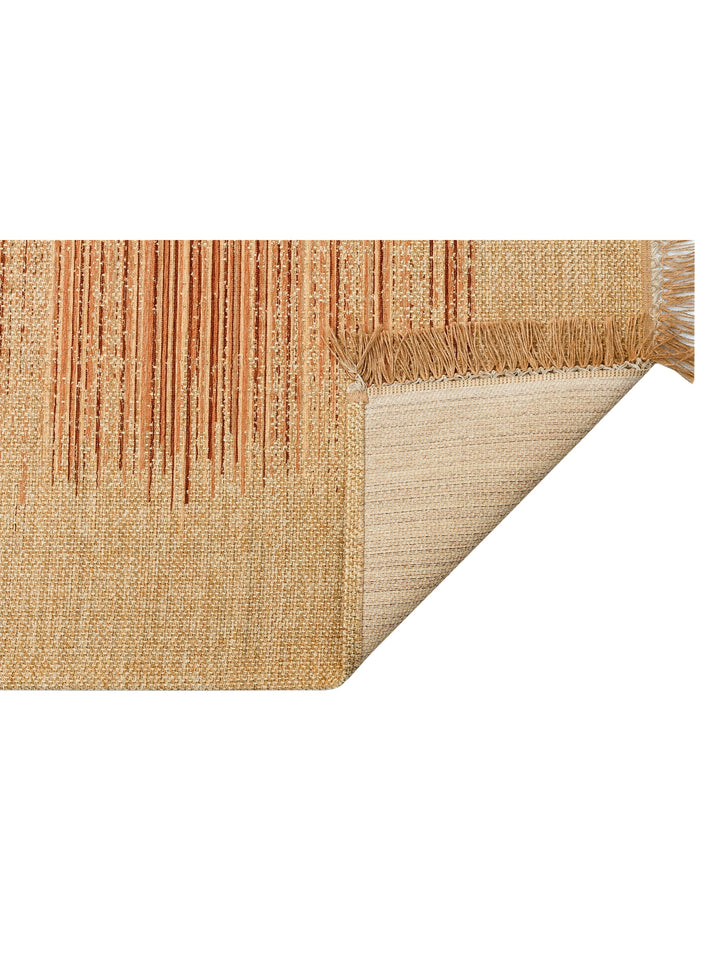 Arizona Wicker Look Modern Living Room Hallway Kitchen Non-Slip Rug 02 NATURAL BEIGE