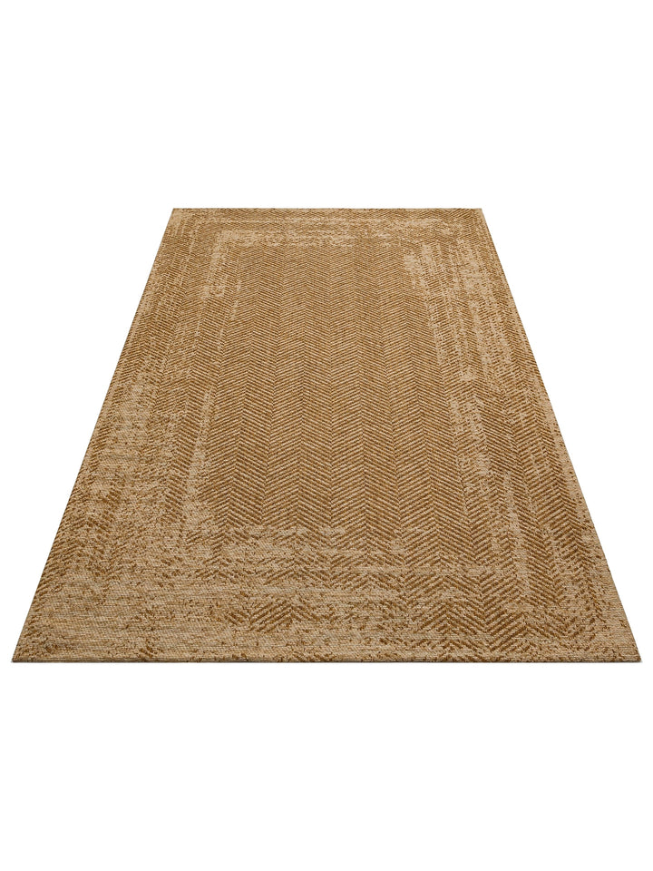 Arizona Wicker Look Modern Living Room Hall Hallway Kitchen Non-Slip Rug 04 NATURAL BEIGE