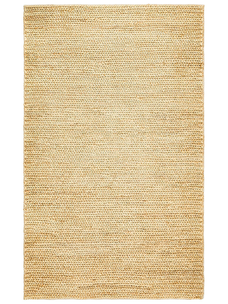 Baccarat Jute 100% Natural Living Room Corridor Entrance Kitchen Balcony Hand Woven Straw Carpet BAC CREAM