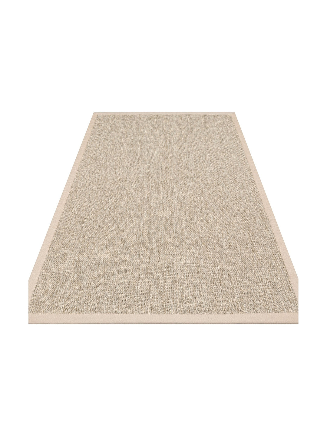 Dream Bordered Indoor and Outdoor Use Lint-Free Easy-to-Clean Sisal Carpet 2704LBBB