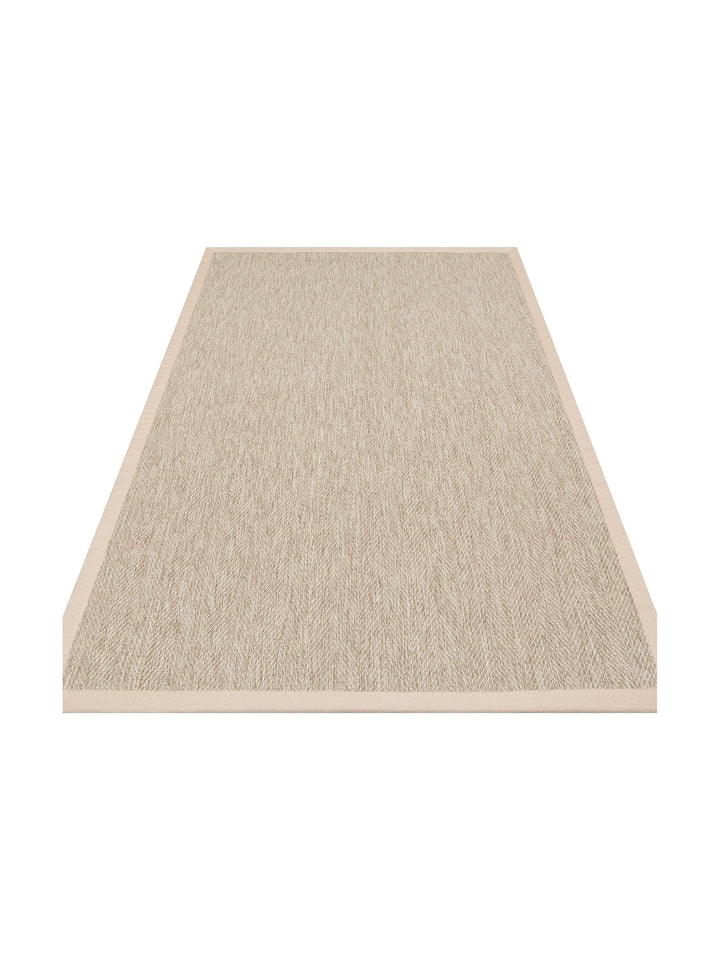 Dream Bordered Indoor and Outdoor Use Lint-Free Easy-to-Clean Sisal Carpet 2704LBBB