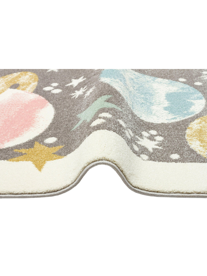 Carpetdocia Kids Fun Space and Planet Themed Children's Carpet 23 PASTEL