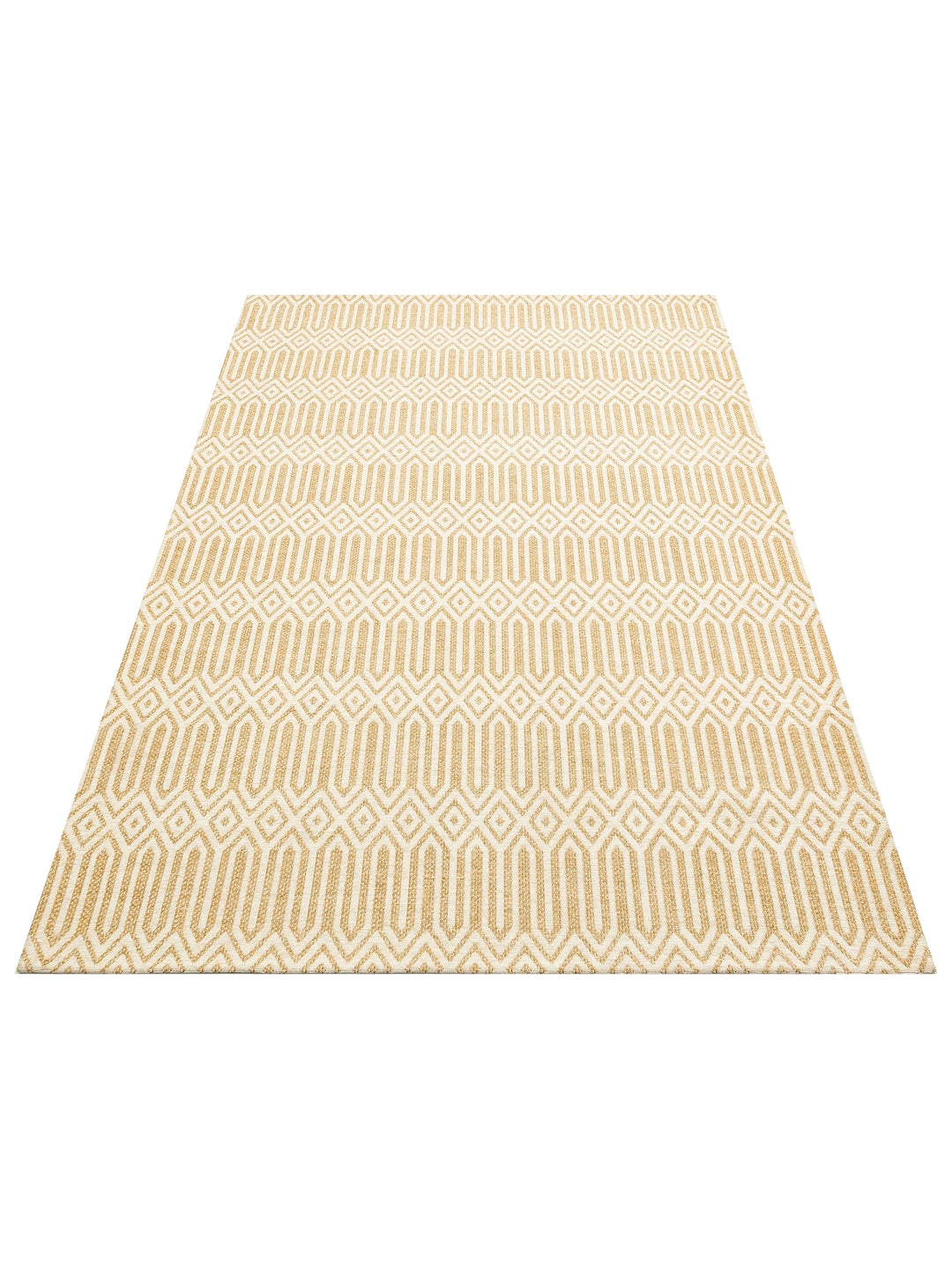 Arizona Wicker Look Modern Living Room Hallway Kitchen Non-Slip Rug 10 NATURAL IVORY