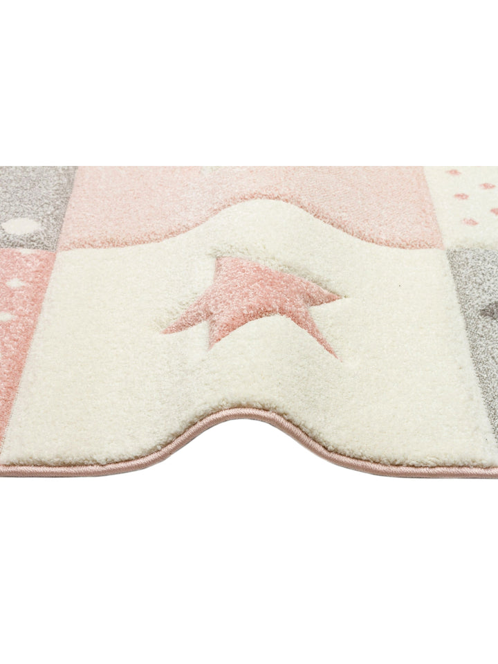 Carpetdocia Kids Fun Children's Carpet 05 GREY PINK