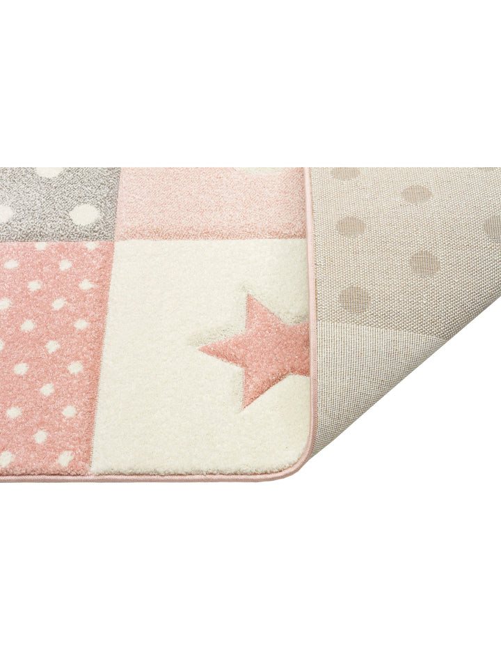 Carpetdocia Kids Fun Children's Carpet 05 GREY PINK