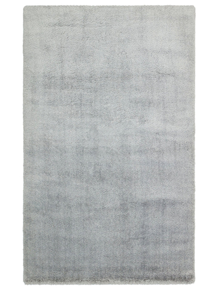 Peluche Fluff Dust-Free Soft Modern Living Room Hallway Fluffy Shaggy Carpet 1006 GREY