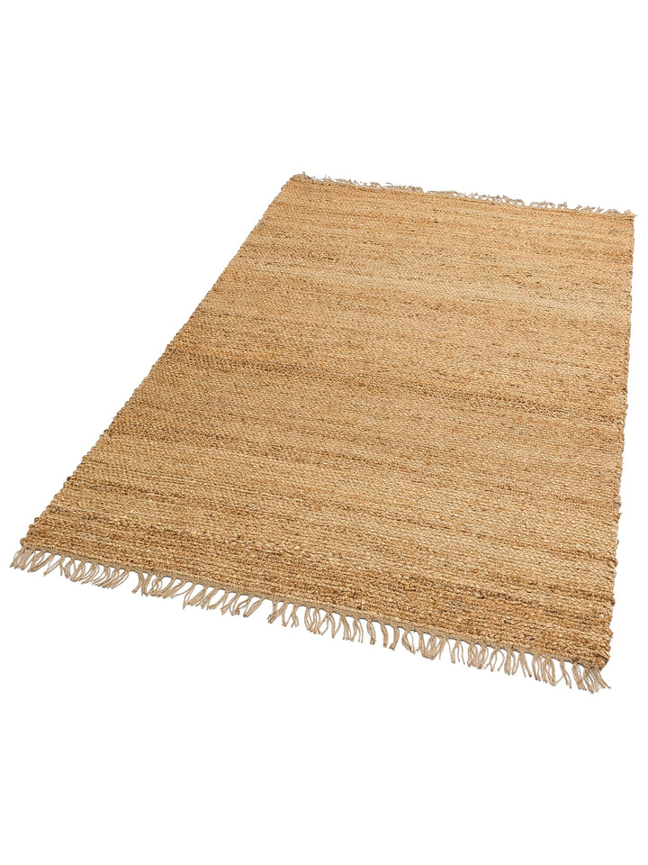 Crown Jute %100 Natural Hand Woven Living Room Corridor Entrance Kitchen Balcony Wicker Carpet 02 NATURAL XW