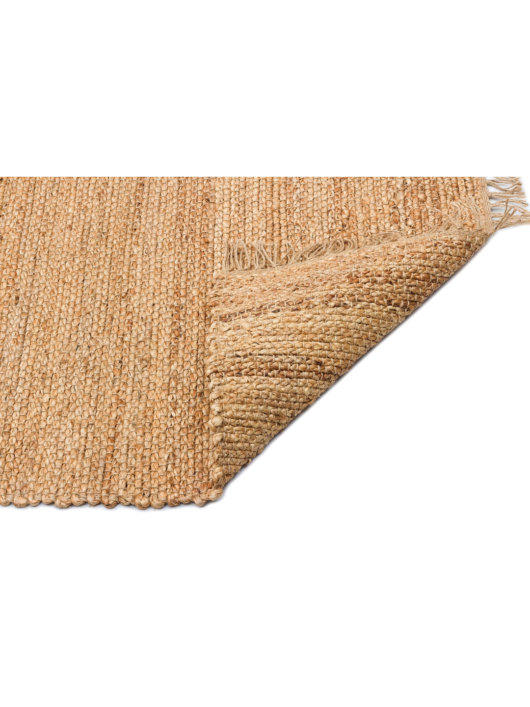 Crown Jute %100 Natural Hand Woven Living Room Corridor Entrance Kitchen Balcony Wicker Carpet 02 NATURAL XW