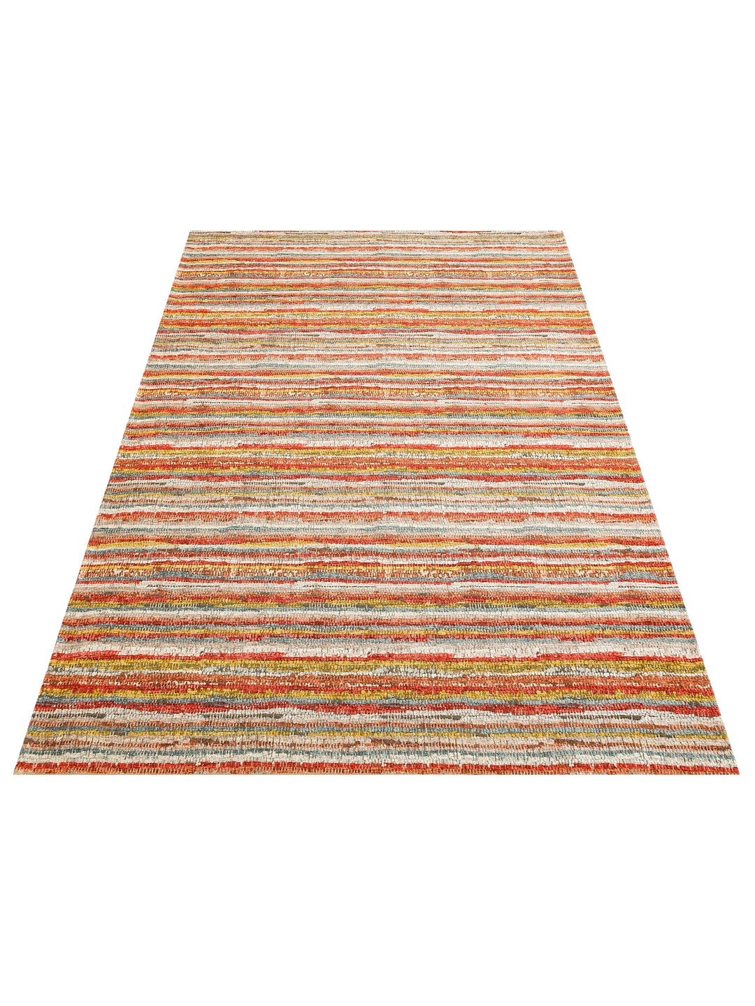 Arizona Wicker Look Modern Living Room Hallway Kitchen Non-Slip Rug 12 MULTY