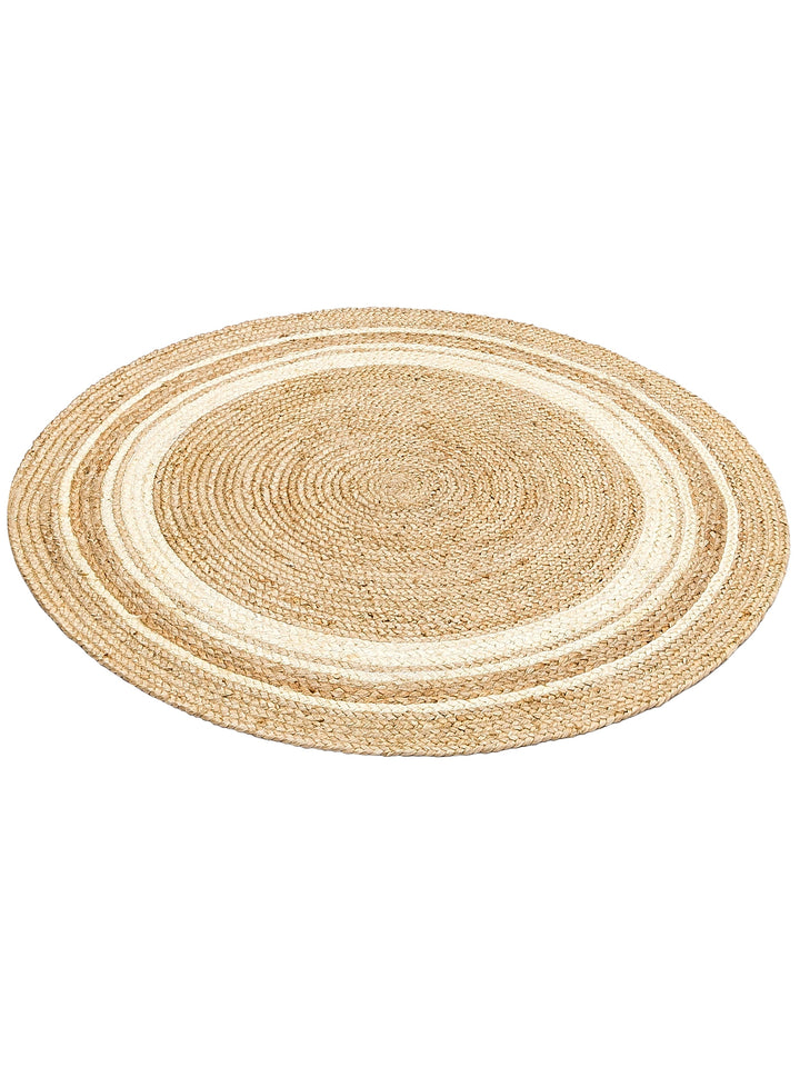 Crown Jute 100% Natural Hand Woven Living Room Corridor Entrance Kitchen Balcony Wicker Carpet 01R NATWH