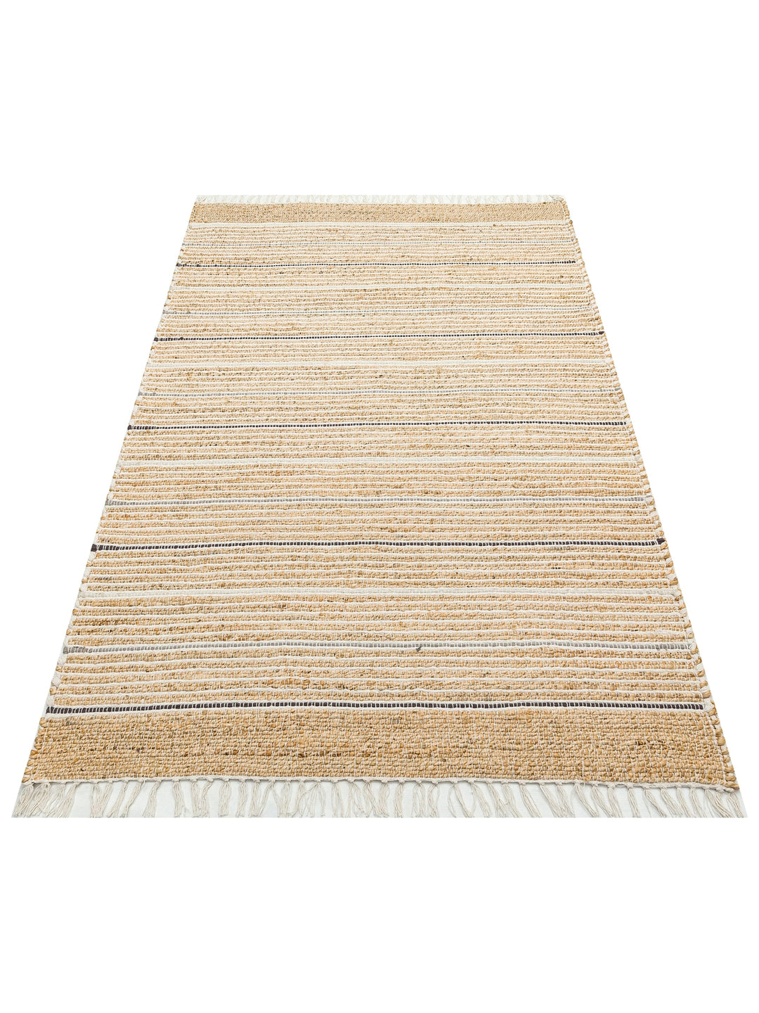 Crown Jute 100% Natural Hand Woven Living Room Corridor Entrance Kitchen Balcony Wicker Carpet 05 NAT.GREY