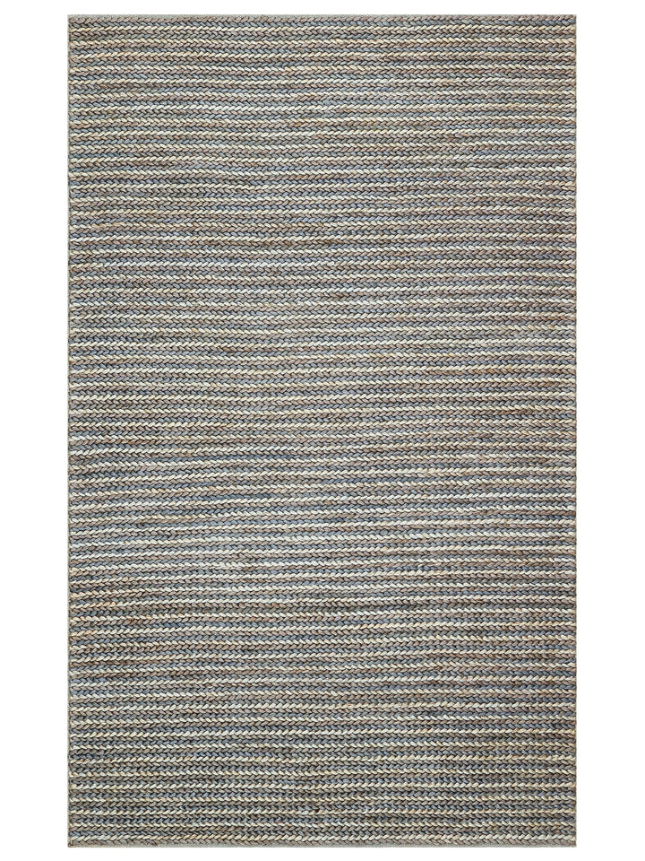 Knit Jute 100% Natural Living Room Corridor Entrance Kitchen Balcony Hand Woven Carpet C-1512 NAVY MULTY XW