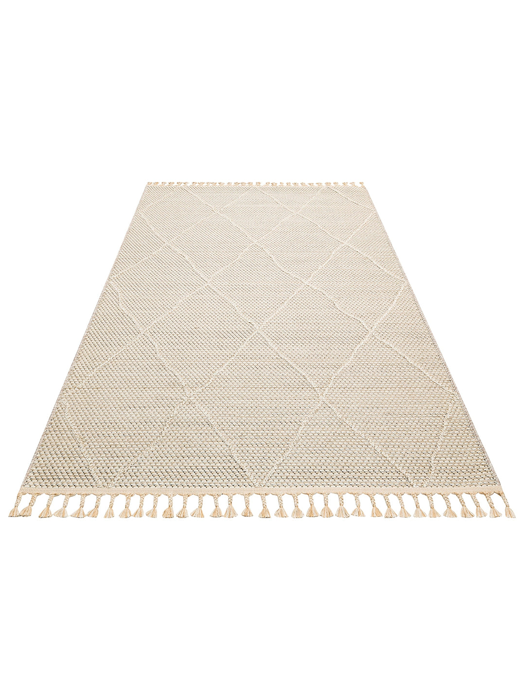 Ole Series Wicker Woven Living Room Hall Hallway Entrance Kitchen Modern Scandinavian Carpet 02 BEIGE