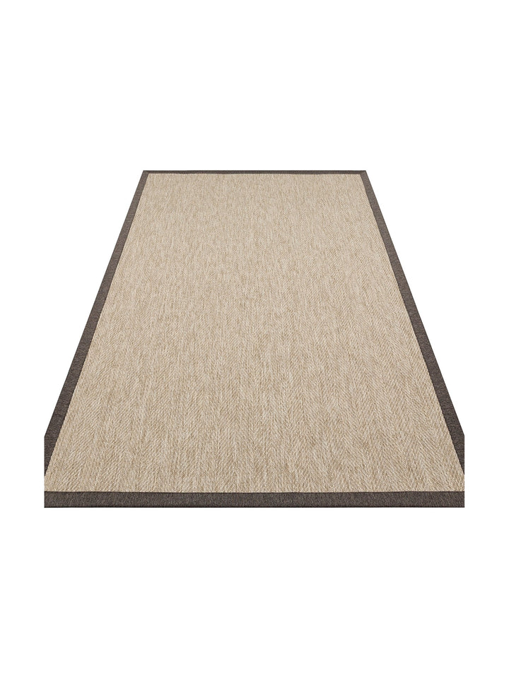 Dream Bordered, Lint-Free, Easy-to-Clean Sisal Carpet Suitable for Indoor and Outdoor Use 2704LBBDMIX