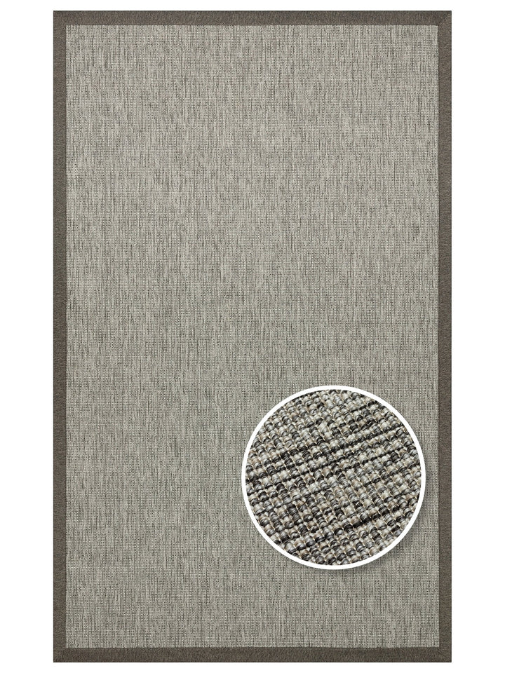 Dream Bordered, Lint-Free, Easy-to-Clean Sisal Carpet Suitable for Indoor and Outdoor Use 2705GBDMIX
