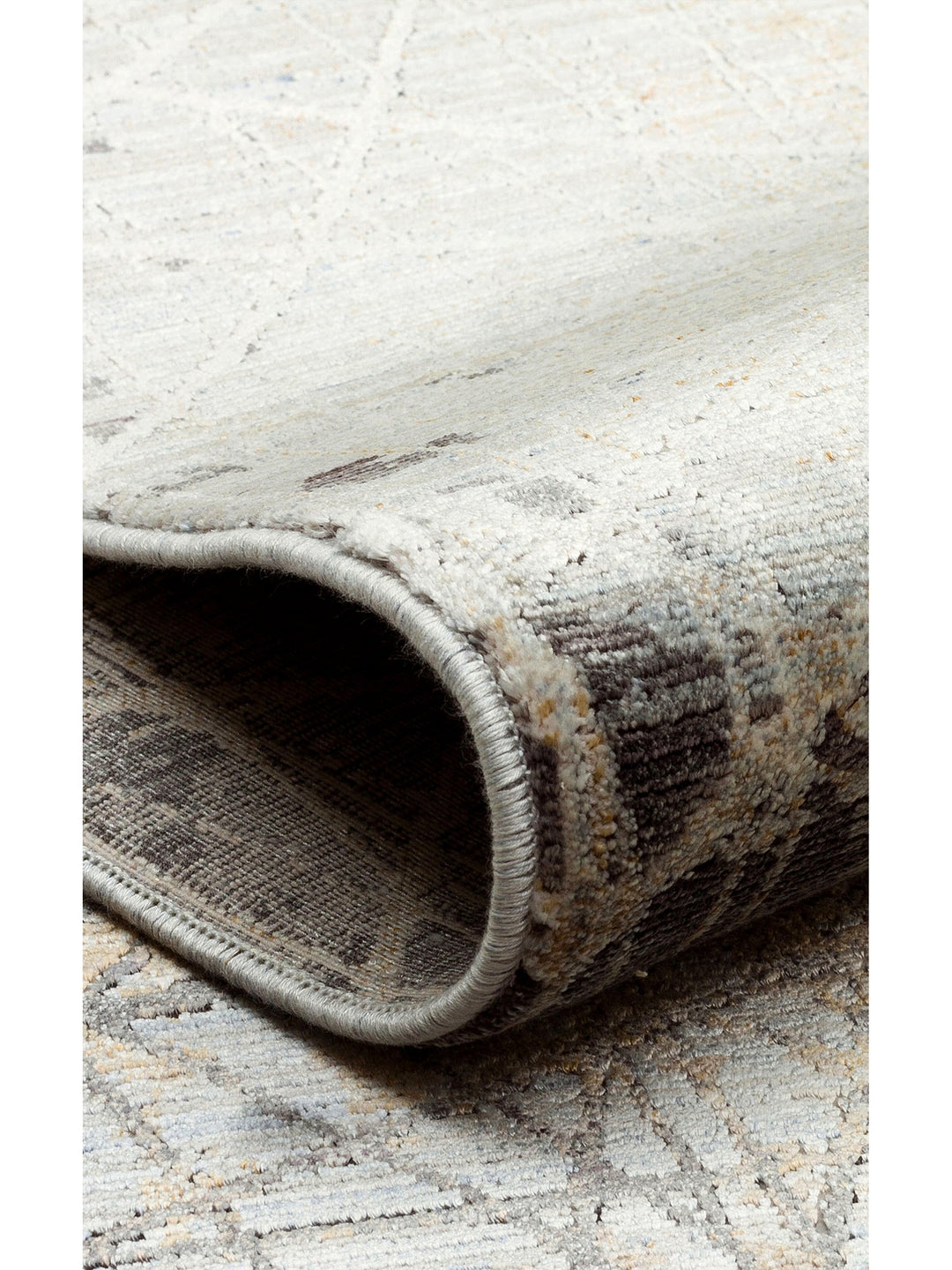 Mumbai Series Classic Patterned High Quality Tight Woven Bright Living Room Carpet 09 GREY GOLD