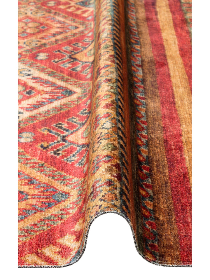 Historic Series Non-Slip Antique Patterned Living Room Sitting Room Corridor Kitchen Washable Carpet 05 MULTY