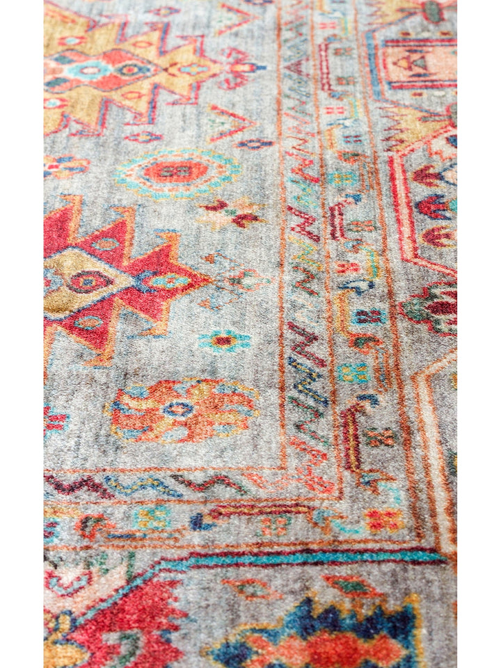 Historic Series Non-Slip Antique Patterned Living Room Living Room Corridor Kitchen Washable Carpet 06 AQUA